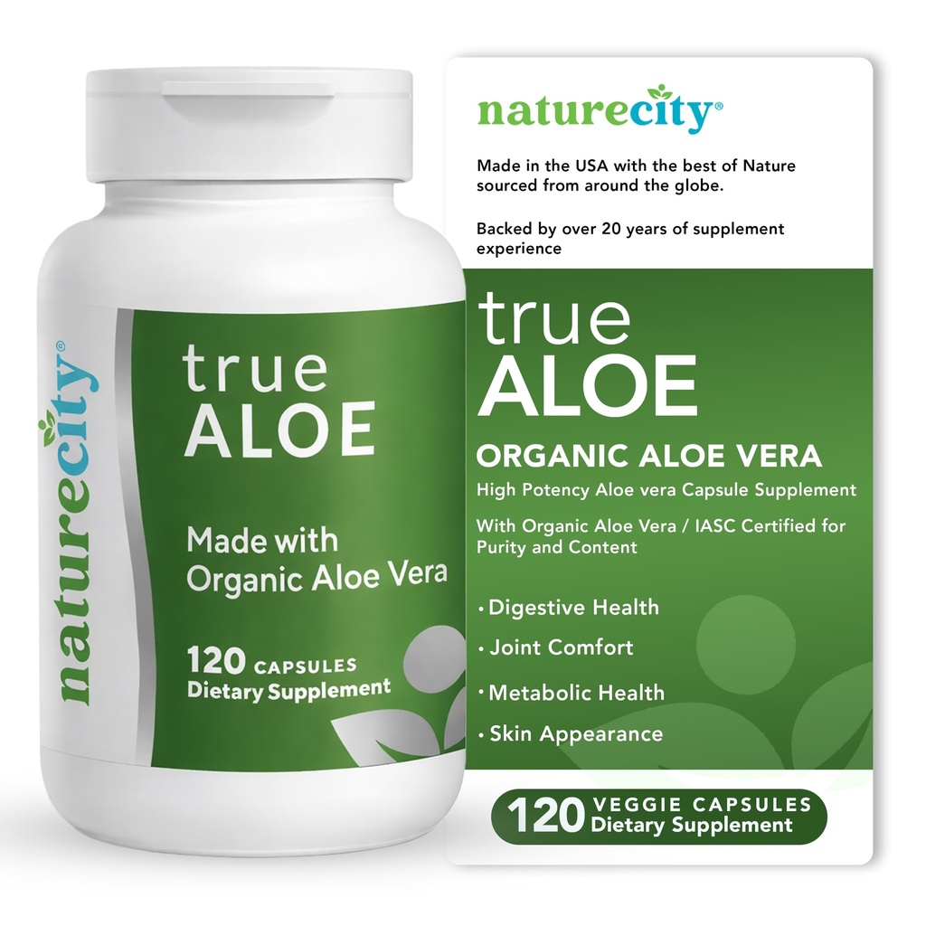 NatureCity True-Aloe Gut Health Support 