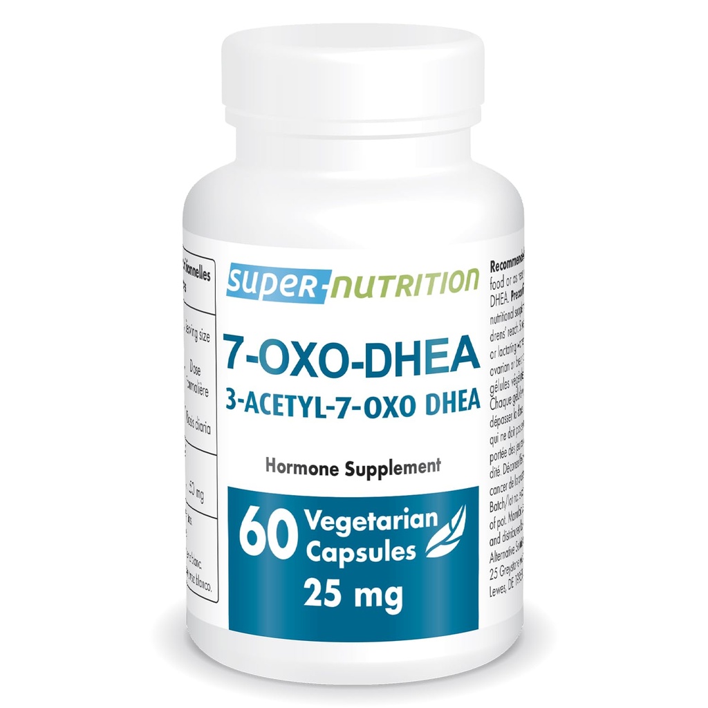 Supersmart 7-OXO DHEA 25mg - Advanced DHEA Metabolite Supliment 