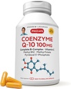 ANDREW LESSMAN Coenzima Q-10 100 mg 30 Capsule - esenţială pentru producerea de energie şi funcţia optimă a organelor cheie, suport anti-oxidant, alungită de îmbătrânire, Plus B-complex. Capsule uşor de înghiţit