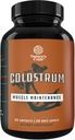 Capsule de Colostrum bovin cu imunoglobulină G - Supliment de colostrum şi musculare Constructor pentru Gut Health Asistenţă comună Imună Sănătate Oase Putere şi Brain Supliment Probiotic Supliment