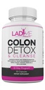 Pure Colon Cleanse & Detox 15 Ziua Programul - Herbal Laxative Constipație Relief cu Psyllium Husk, Cascara Sagrada & Senna Frunze - Femei speciale Intestinal Cleanser de Ladyme - 30 Capsule