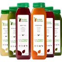1 Ziua Juice Cleanse by Raw Fountain, All Natural Raw Detoxifiere Cleanse, Juicing for Body Reset, Rece Presed Juice Rapid, Great Way to Jumpstart a Healthy Diet 6 Botts 12oz