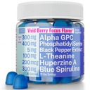 Alpha GPC Huperzine A FosfatidilSerină L-Teanină albastru Spirulina Bioperine Gummies, Alpha-GPC Huperzine-A Fosfatidil Serine L Theanină Suplimente, capsule pulbere Suplimente lichide Alt