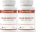 Brain Booster Supliment - Brain Power Nootropic Supliment - pastile de creier pentru focalizare, memorie, claritate, energie și o mai bună concentrare cu Alpha-GPC, L-Theanine, Rhodiola, Ginseng, Guarana (Pachet de 2)