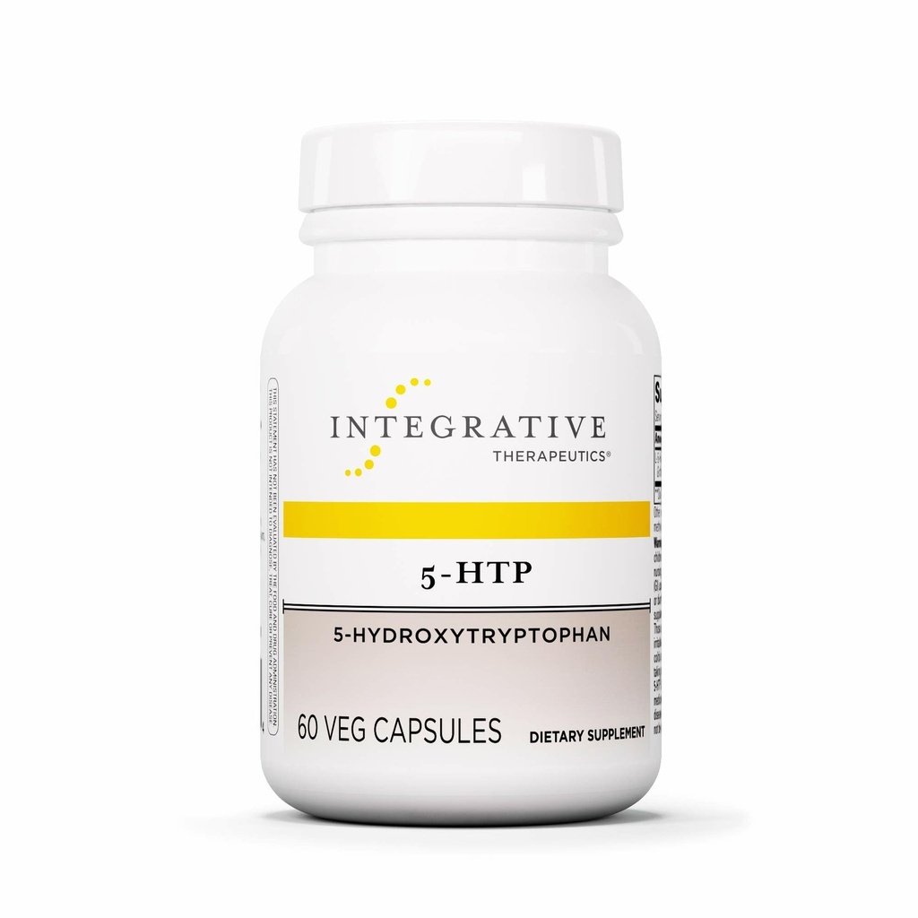 Terapice integrate 5-HTP - Supliment care susţine un somn sănătos şi odihnitor* - Vegan, Dairy-Free & Gluten-Free - 60 capsule (60 Servings)