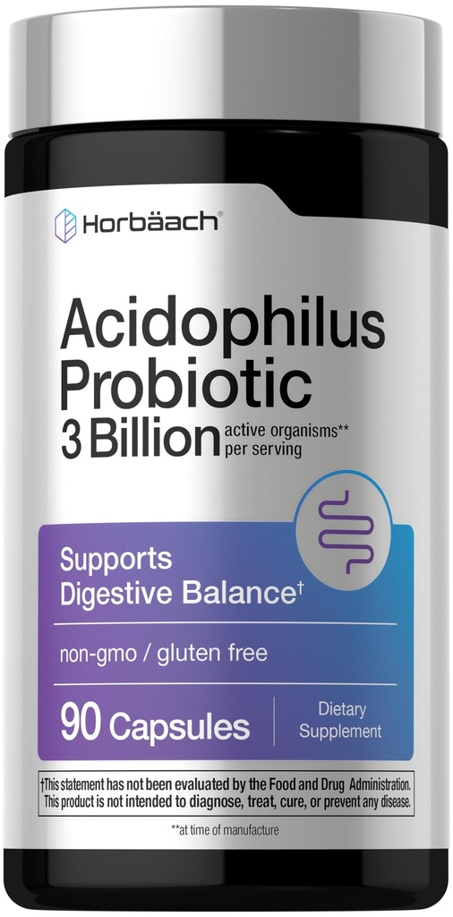 Horbäach Probiotic pentru femei și bărbați Digestive de sănătate 