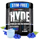 ProSupps Mr. Hyde Max Pump Pre Workout Pulbere - Stim-Free Preworkout sprijină fluxul de sânge, volum muscular și rezistenta - Cafeina-Free Nitrooxid de azot Gym & Fitness Suplimente (Blue Razz, 20 Servings)