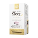 Solgar Triple Action Sleep, 60 Tri-Layer Tablets - Time-Release Melatonin & L-Theanin Plus Herbal Blend - Te ajută să te relaxezi, să dormi repede și să dormi mai mult - Non-GMO, Gluten Free - 60 Servings