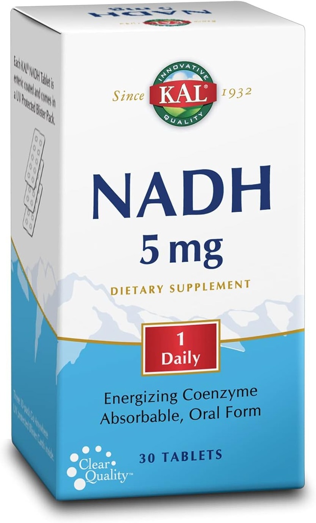 Comprimate KAL 5 Mg Nadh, 30 Număr de comprimate