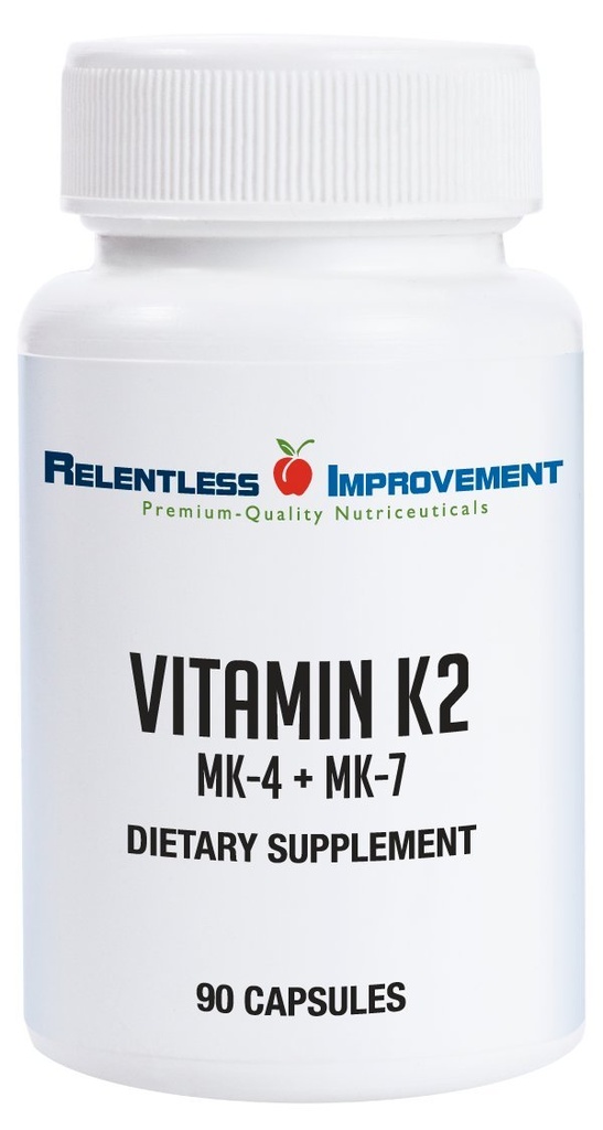 Vitamina naturala K2 MK4 Plus Vitamina K2 MK7 High-Potency 15.000mcg MK-4 + 60mcg MK-7 suporta sanatatea osoasa si arteriala Vegi-Capsules Soy-Free