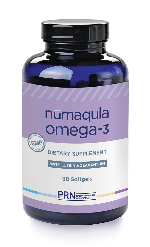 PRN nūmaqula Omega 3 Supliment - 90 Softgels, 30-Day Supply - Re-Esterfied Omega 3 Trigliceride Formular cu 1400mg DHA, 400mg EPA, Lutein & Zeaxantină pentru suport macular și retinal
