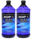 American Biotech Labs ASAP 10 PPM Silver Sol Immune System Support 2 Pachet de 32 Oz Totalling 64 Oz