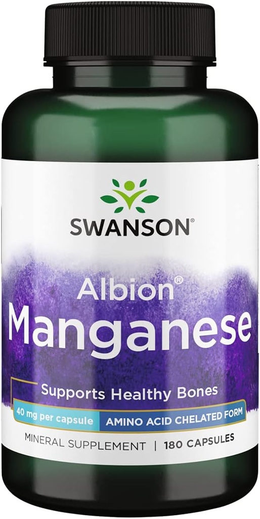Albion Chelated Mangan 40 mg 180 capsule