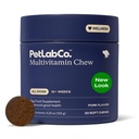PetLab Co. 22 din 1 caine Multivitamine - Suport caine's Immune Response, Skin, Coat, Joints & Global Health - Vitamine A, E, D, B12, Minerale, Antioxidanti - Chembable Pork Flavor - Package May Vary