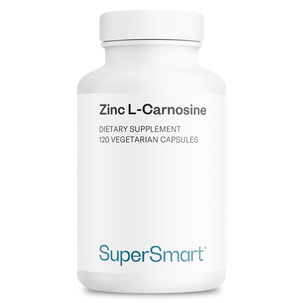 SuperSmart - Zinc L-Carnosine 75mg pe zi (Bine-tolerant) - Carnosine de zinc Supliment 