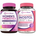 Retete Medicului Femeii şi Inozitol Bundle Probiotice - Gut, Vaginale, Sanatate urinara si reproductiva pentru femei