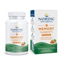 Nordic Naturals Omega Memorie cu Curcumin, Lemon - 60 Geluri Soft - 1000 mg Omega-3 + 400 mg Optimized Curcumin - Memory, Cognition - Conține Fosfatidilcolină & Huperzine A - Non-GMO - 30 Servings