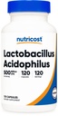 Nutricost Lactobacillus Acidophilus 500 milioane CFU per servire (120 capsule)