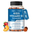 Copii Vitamina D Gummies (90 zile de aprovizionare) Vitamina D3 pentru copii (1000 UI) pentru a sprijini Structure, Functii musculare & Sistemul imunitar. Delicious & Vegetarian Gummy Vitamina D