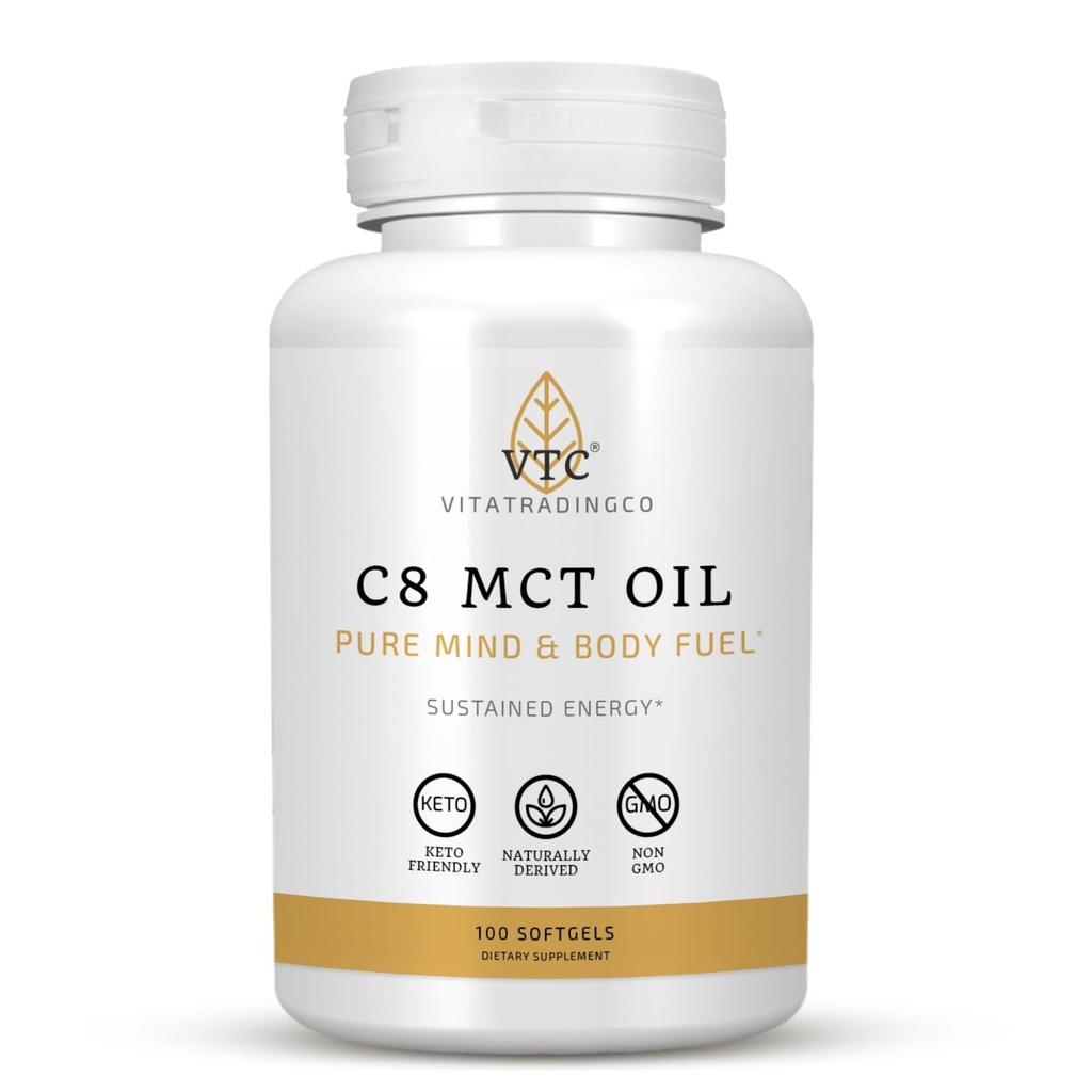 VTC VitaTradingCo. C8 Capsule de ulei MCT 