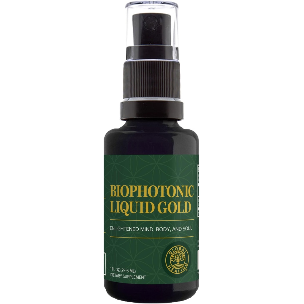 Global Healing Center - Biofotonic Liquid Gold Spray - 1 Fl Oz