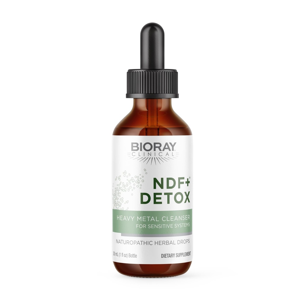 BIORAY Clinic NDF Plus - 1 fl oz - elimină în mod natural toxine din organism - non-GMO, vegetarian, gluten gratuit
