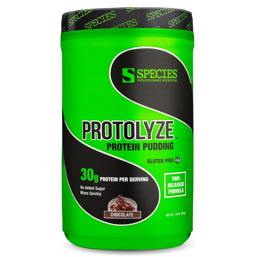 Specie Nutritie Protoliza Budinca Proteina, 30 Grams de Muscle Building Proteine Pulbere, Calorie Low & Carb, Zero Zahăr, Ciocolata