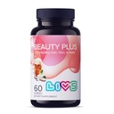 LIVS Beauty Plus Gummy Vitamine - Biotin Gumies for Hair, Skin and Nails 
