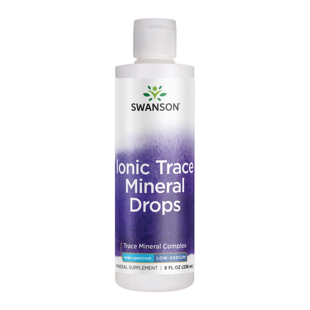 Swanson Concentrace Urme picaturi minerale 8oz-Complete Complex mineral pentru energie, Hidratare, si Electrolit Balanta Peste 72 Minerale ionice de înaltă absorbţie, cum ar fi magneziu, potasiu, calciu (2 ambalaj)