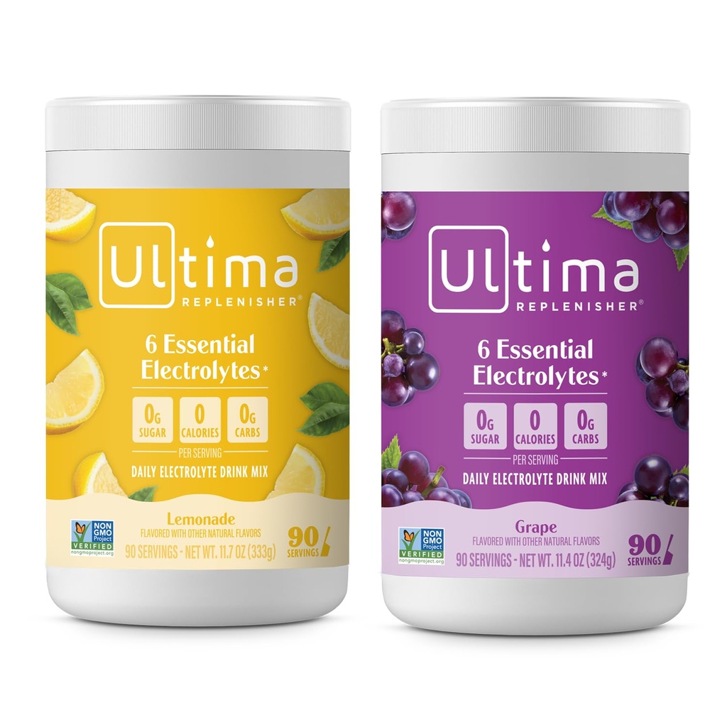 Ultima Replenisher Electrolyte Powder Drink Mix Bundle 