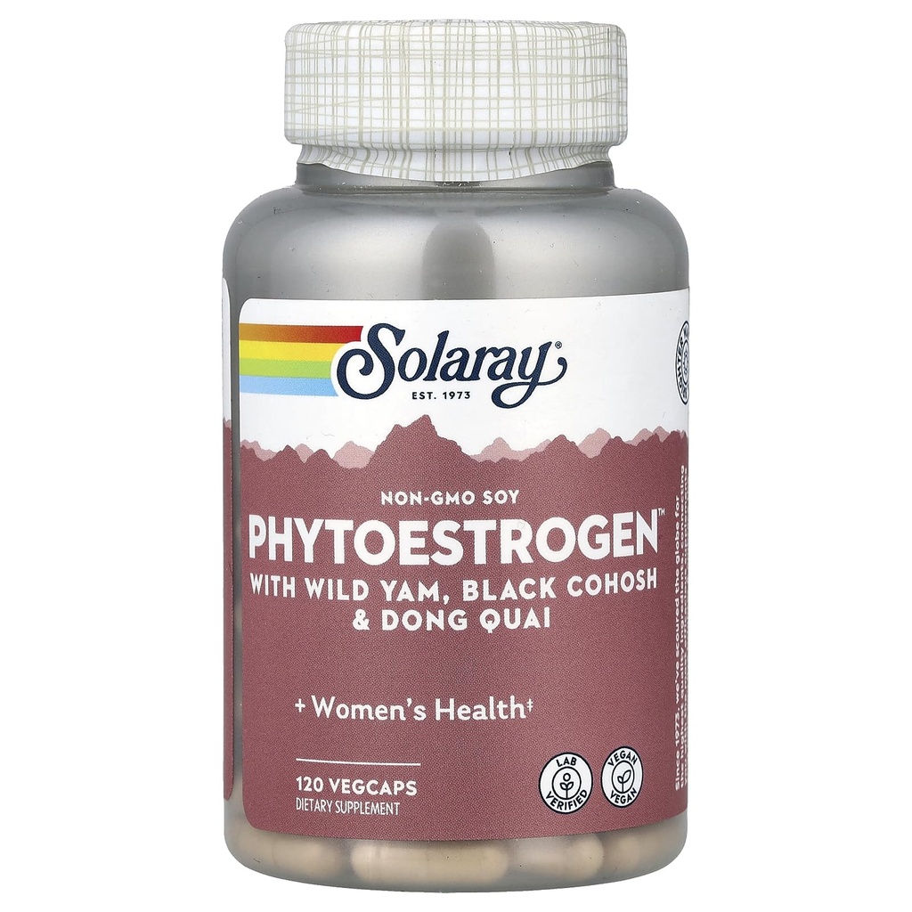 Solaray Phytoestrogen Supliment, 120 Conte