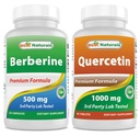 Cele mai bune naturale Berberine 500m & Querbetin 1000 mg