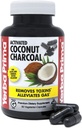 Yerba Prima Activează Coconut Charcoal, 60 Capsule - Dezintoxicare naturală - Vegetarian, Vegan, Gluten Free, Non OMG