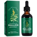 Mullein picături pentru plămâni, Mullein Leaf Extract cu Clorofill, Mullein Leaf Extract pentru Lung Cleanse și suport respirator