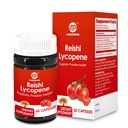 Licopen Supliment 100mg, Extract de tomate naturale cu Reishi Mushroom 200mg, Capsule de ciuperci pentru sănătate imună, gluten-free, non-GMO, Vegan, 60 capsule de eliberare rapidă