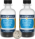Charcoal activat / 4 Ounces in 2 Sticle / 100% Pure Food Grad / Granules