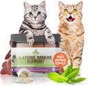 Strawfield Animale de companie L-Lysine Immune Support pentru pisici și pisici - 200g pui de ficat aroma Granule cu Scoop, Imun Health Supliment Cat Rece Relief, Strănut, Congestia, Rularea nasului, Watery Eyes