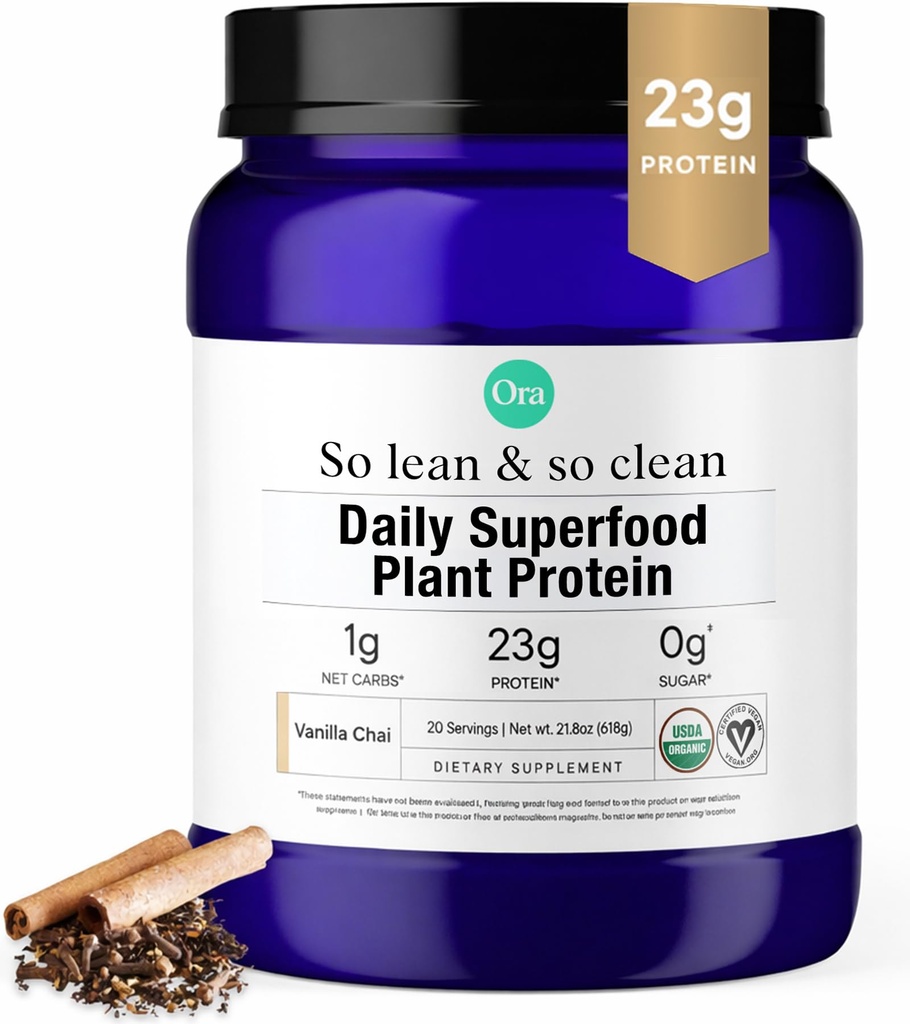 Ora Organic Vegan praf de proteine - 23g de plante-Bază de proteine pulbere pentru femei și bărbați 