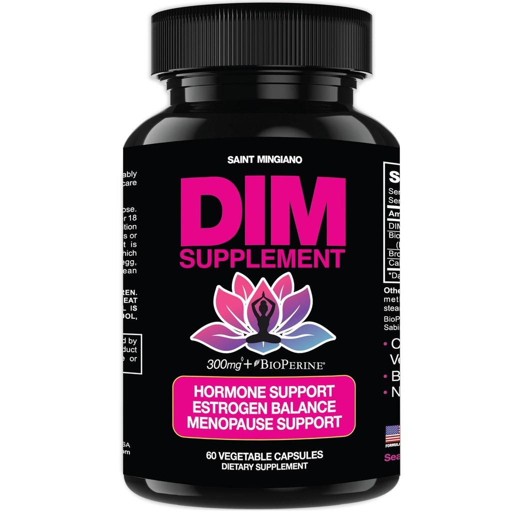 Suplimentul DIM 300 mg - Echilibrul hormonilor pentru femei,  60 Capsule