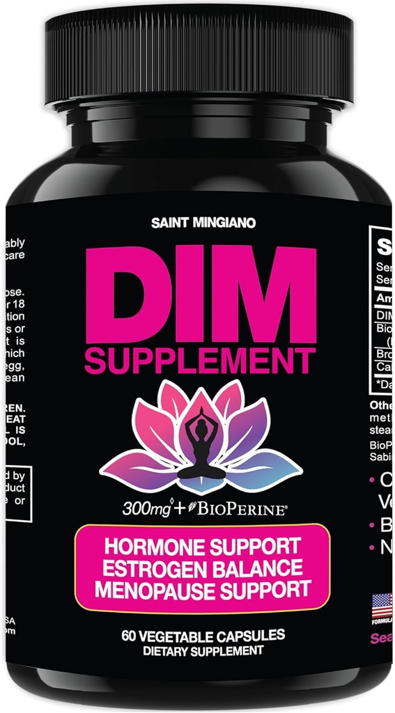 Suplimentul DIM 300 mg - Echilibrul hormonilor pentru femei, 