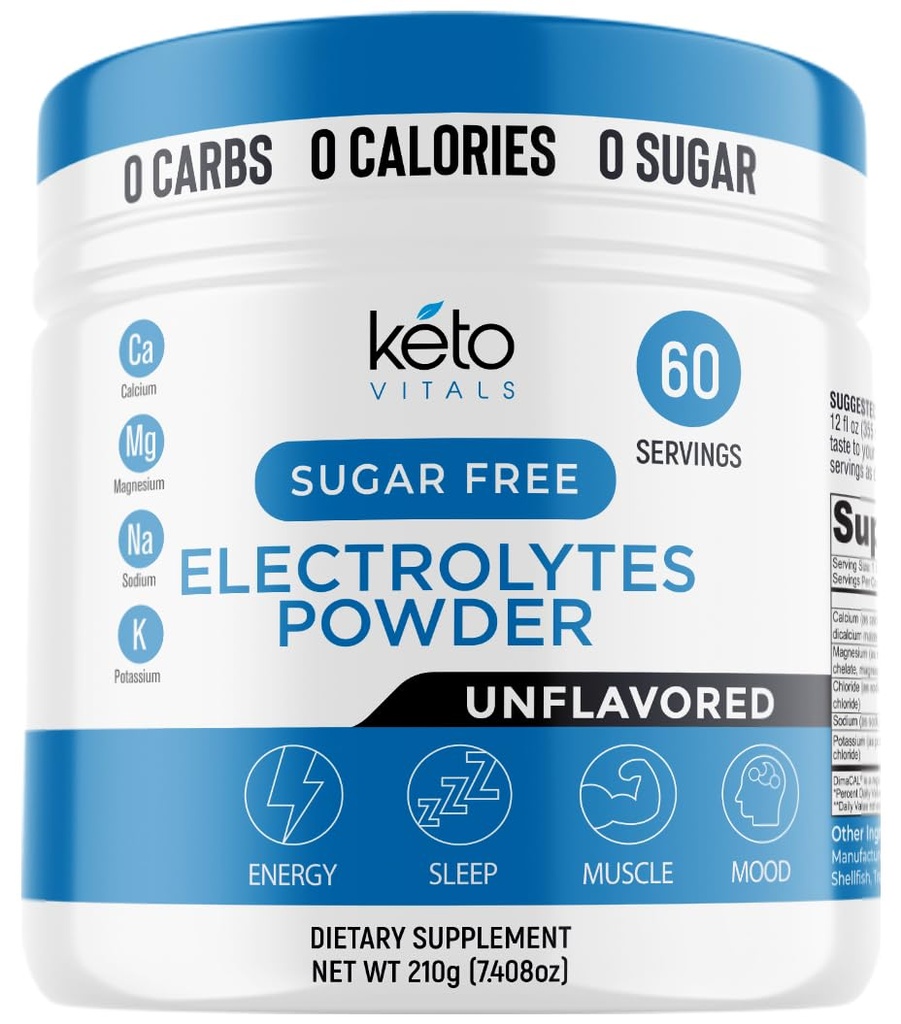 Keto Vitals Electrolyte Powder Nearomate 