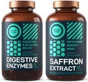 Enzime digestive și capsule de extract de șofran WILD