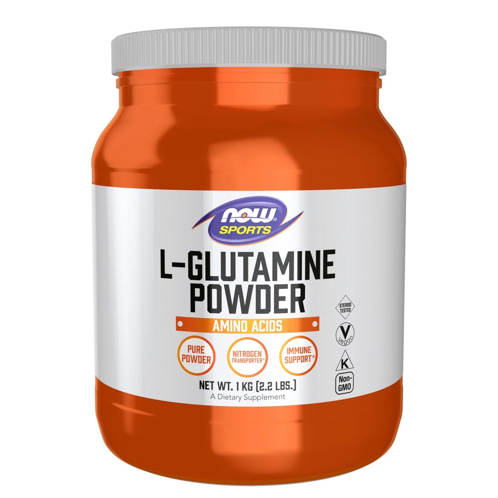 Now Foods Sports Nutrition, L-Glutamine Pure Powder, Azot Transporter*, Amino Acid, 35.3-Ounce