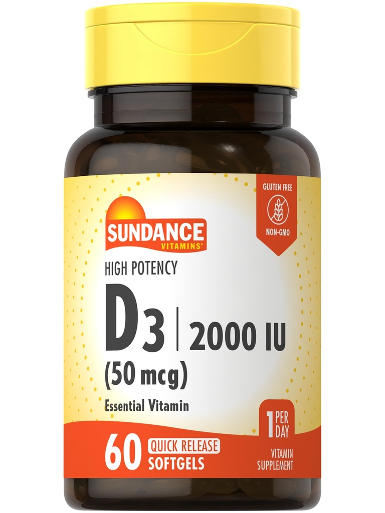Sundance Vitamina D3 2000 UI 