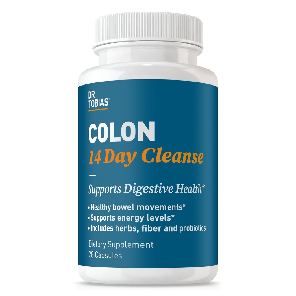 Dr. Tobias Colon Cleanse - Constipaţie Relief & Gut Health Support for Women & Men 