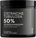 Extract de Cistanche Tubulosa - Ultra High Potence 10:1 Extract cu 50% Echinascoside & 10% Verbascoside - Foarte concentrat - Laborator de terţă parte testat - 60 capsule