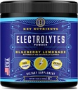 KEY NUTRIENTS Multivitamine Electroliti Pulbere fără zahăr - Limonadă proaspătă de afine Pudră Electrolitică - Rezistență și supliment energetic - Drink hidratare - No Calories - 90 Servings - Made in USA