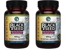 Amazing Herbs Premium Black Seed Oil Capsule - Gluten Free, Non OMG, Cold presat Nigella Sativa SIDA în Digestive Health, Immune Support, Brain Function - 90 Conte, 500mg (Pachet de 2)