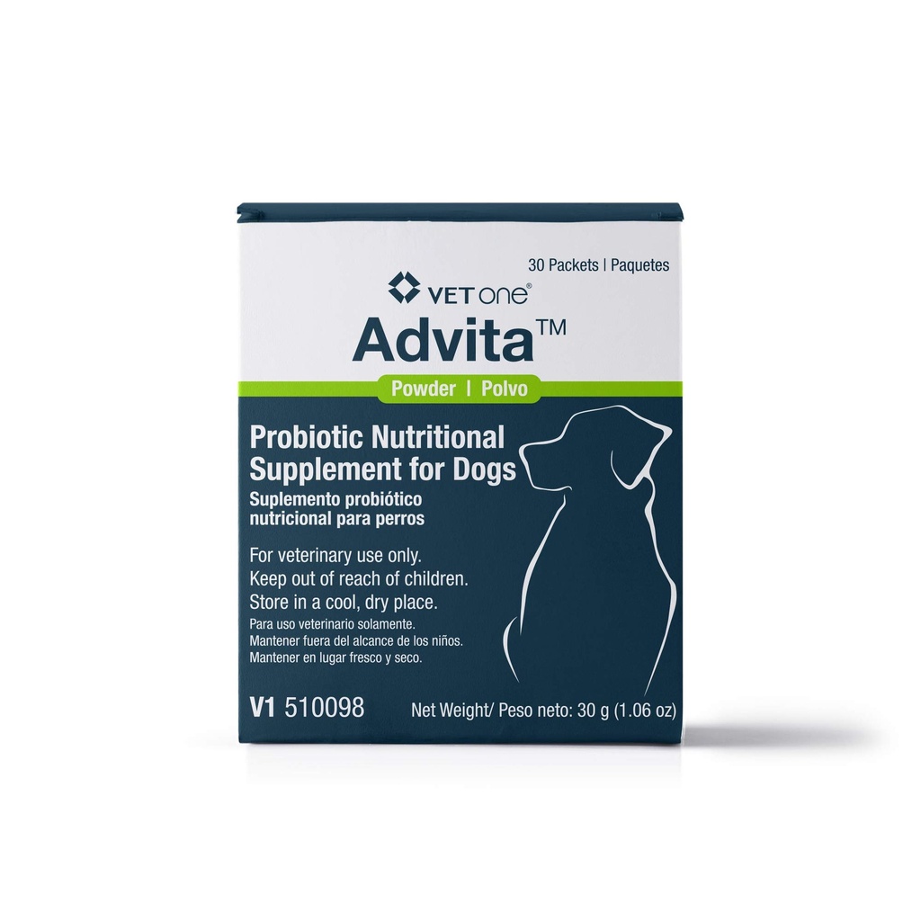 VetOne Advita Probiotic Supliment nutritional pentru câini - 30, 1 g Pachete