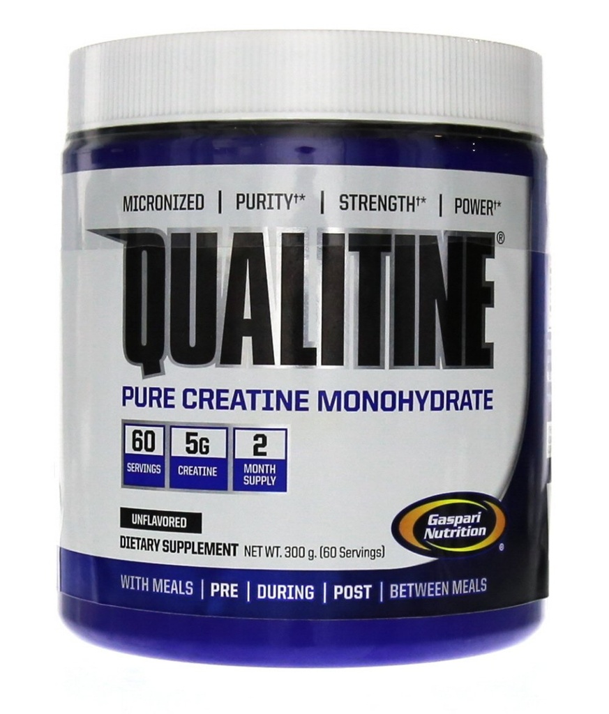 Gaspari Nutriție pură Creatină Monohidrat, 5g de Creatină pură, Boost musculare și dimensiune (nearomate, 60 Serviri)